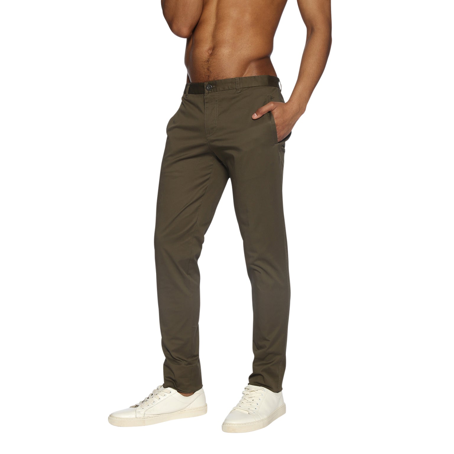 Dark Olive Solid Aspen Pant