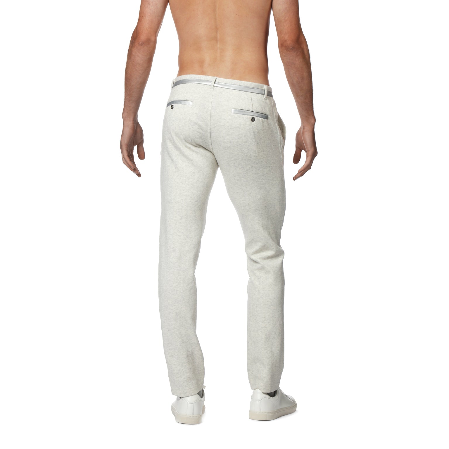 Winter White Chalk Stripe Artemis Pants