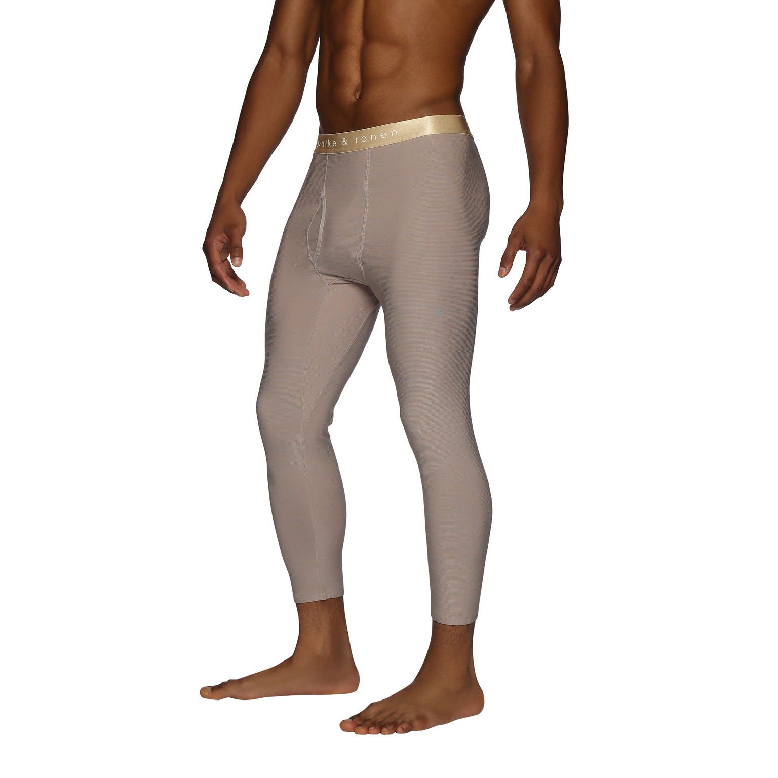 ACTIONWEAR Oyster Beige Mako Nylon Legging - parke & ronen