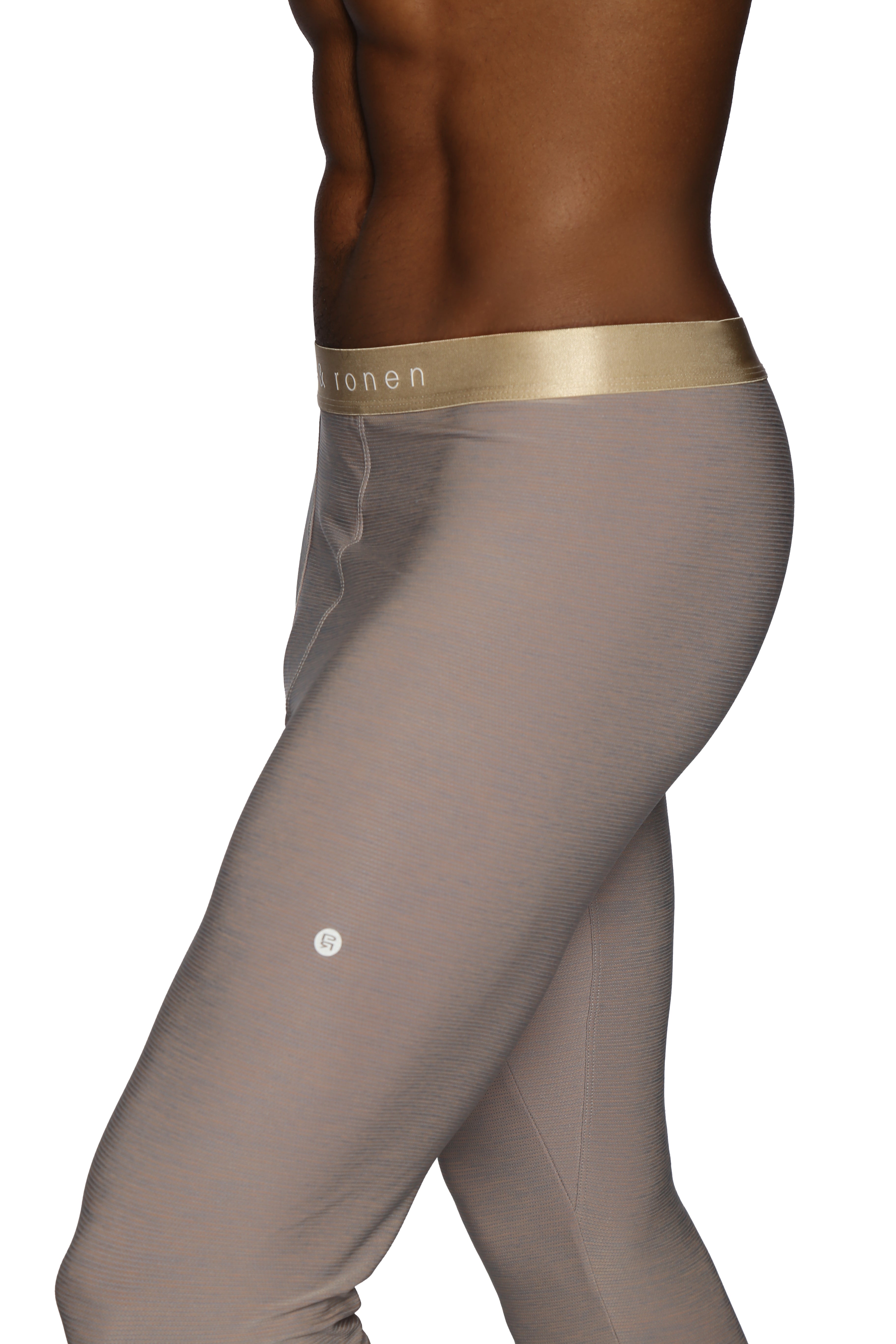 ACTIONWEAR Oyster Beige Mako Nylon Legging - parke & ronen