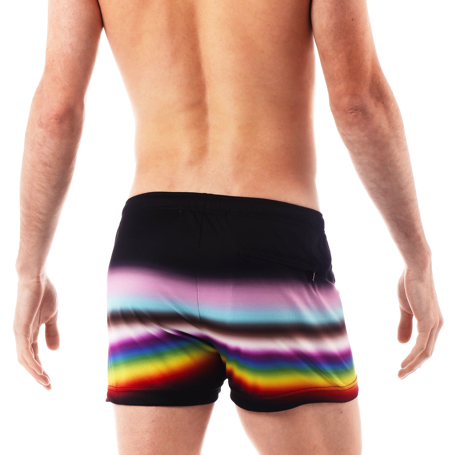 LIMITED PRIDE EDITION- Black Prism Print P-Town Short
