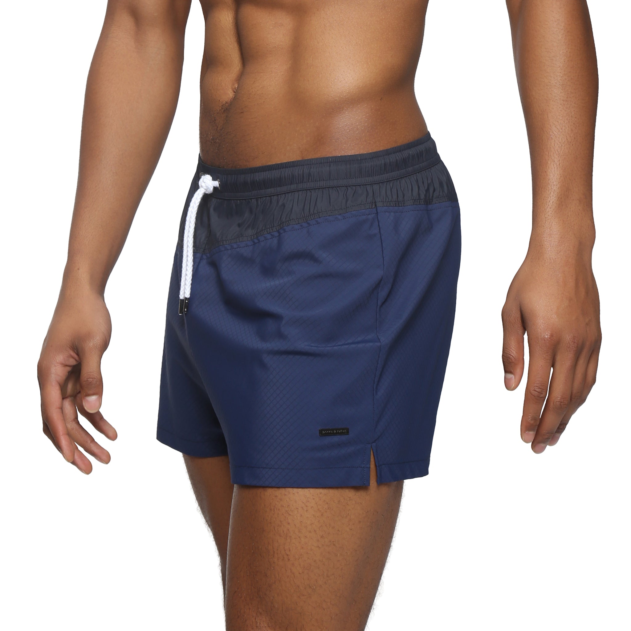 NEW- Navy Neo Vector Swim Short