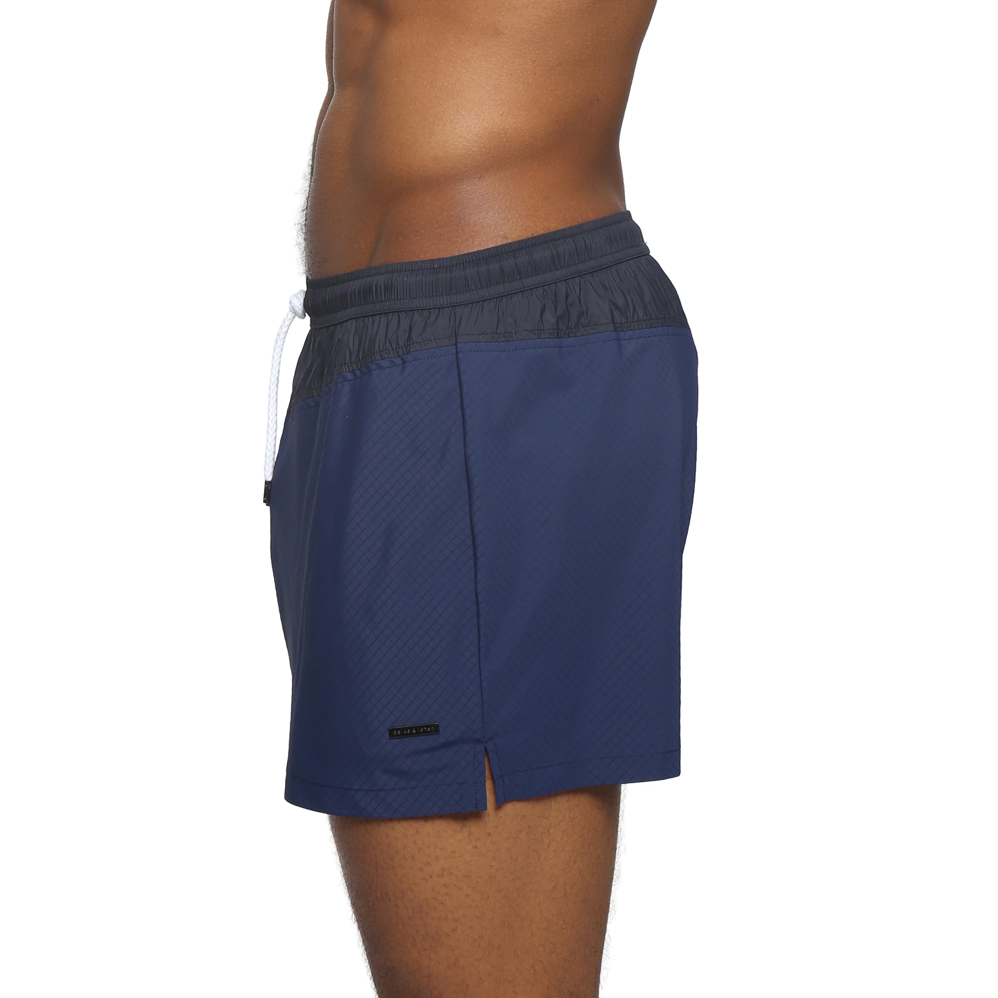 NEW- Navy Neo Vector Swim Short