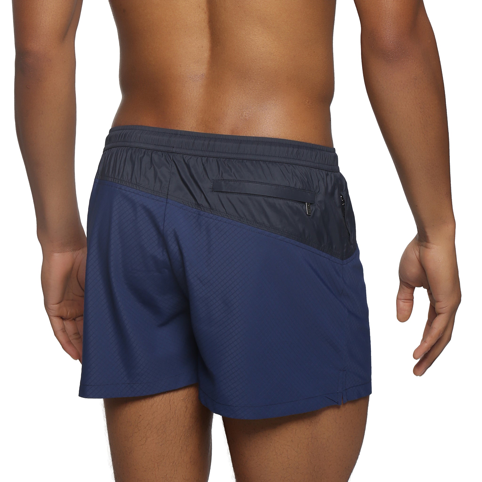 NEW- Navy Neo Vector Swim Short