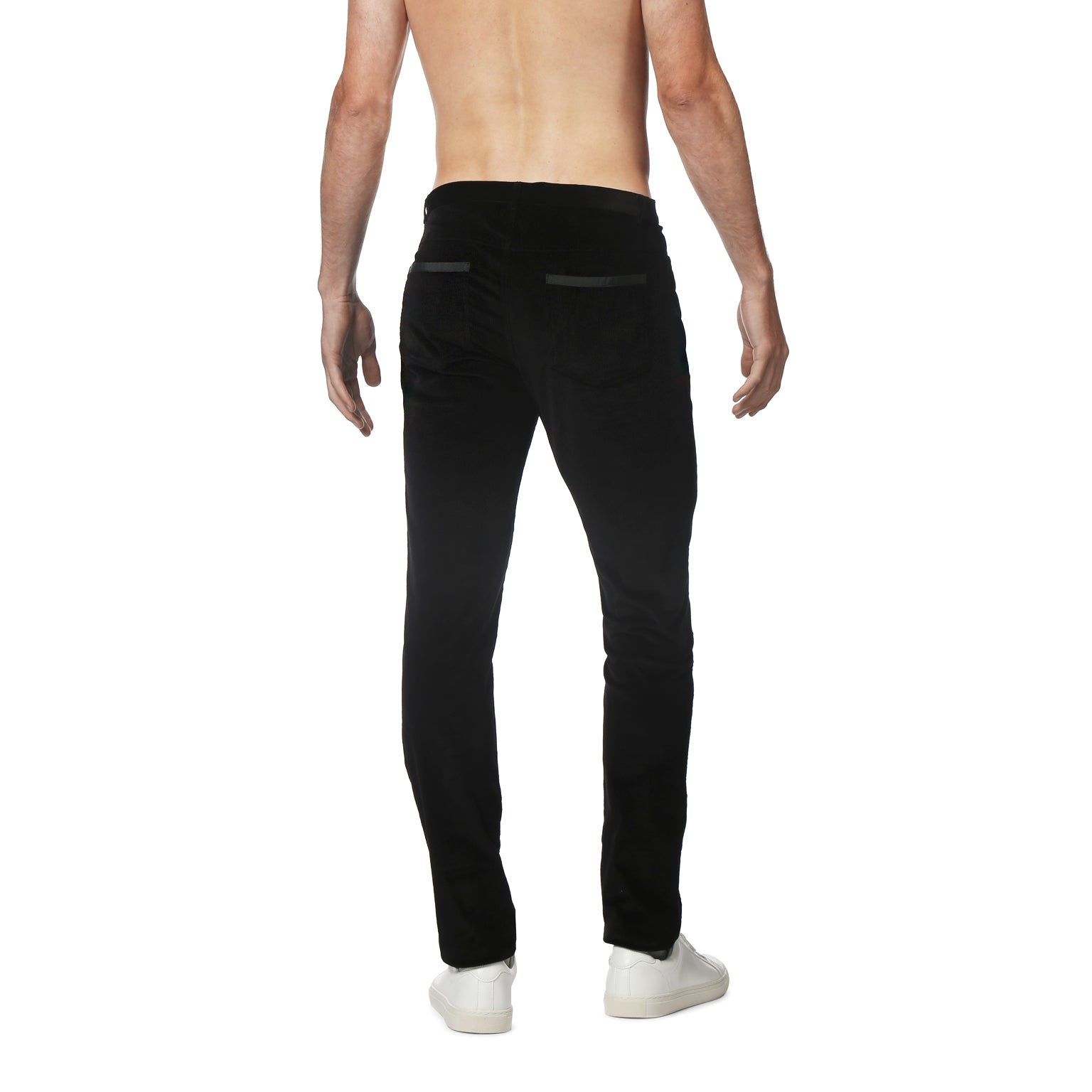 Black Stretch Corduroy Apollo Jeans