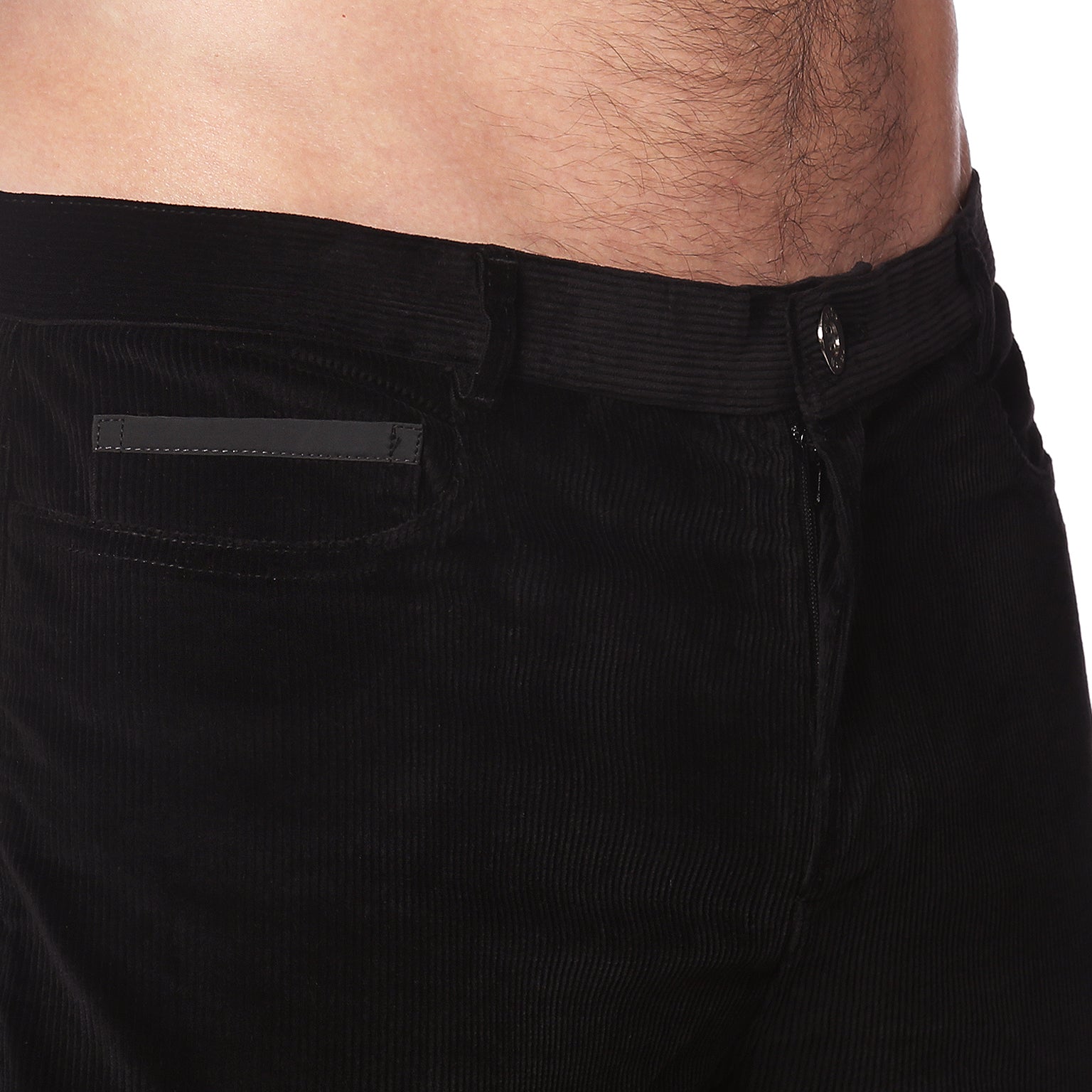 Black Stretch Corduroy Apollo Jeans
