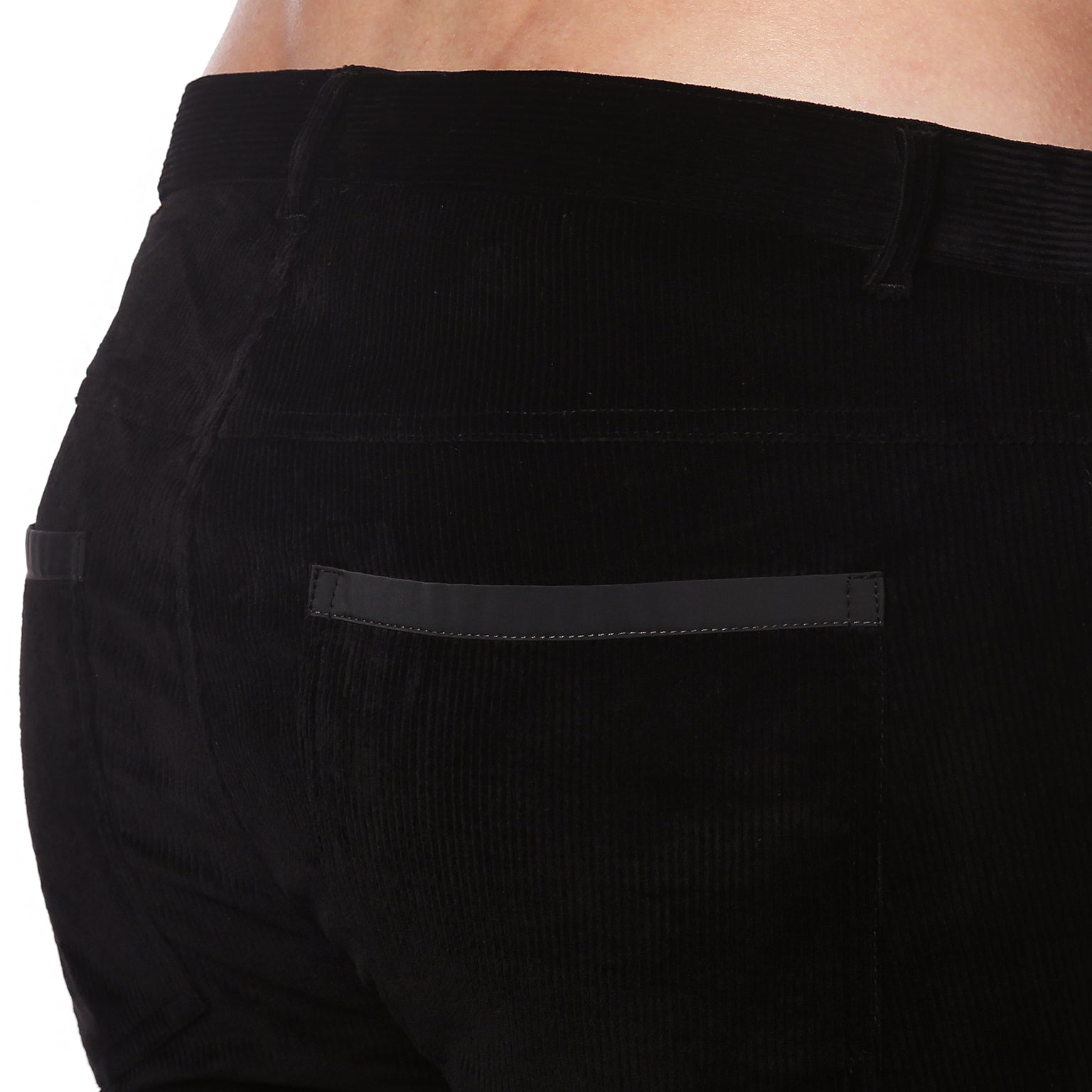 Black Stretch Corduroy Apollo Jeans