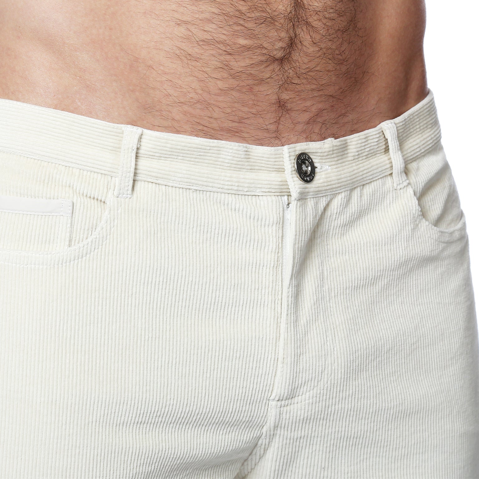 NEW- Winter White Stretch Corduroy Apollo Jeans