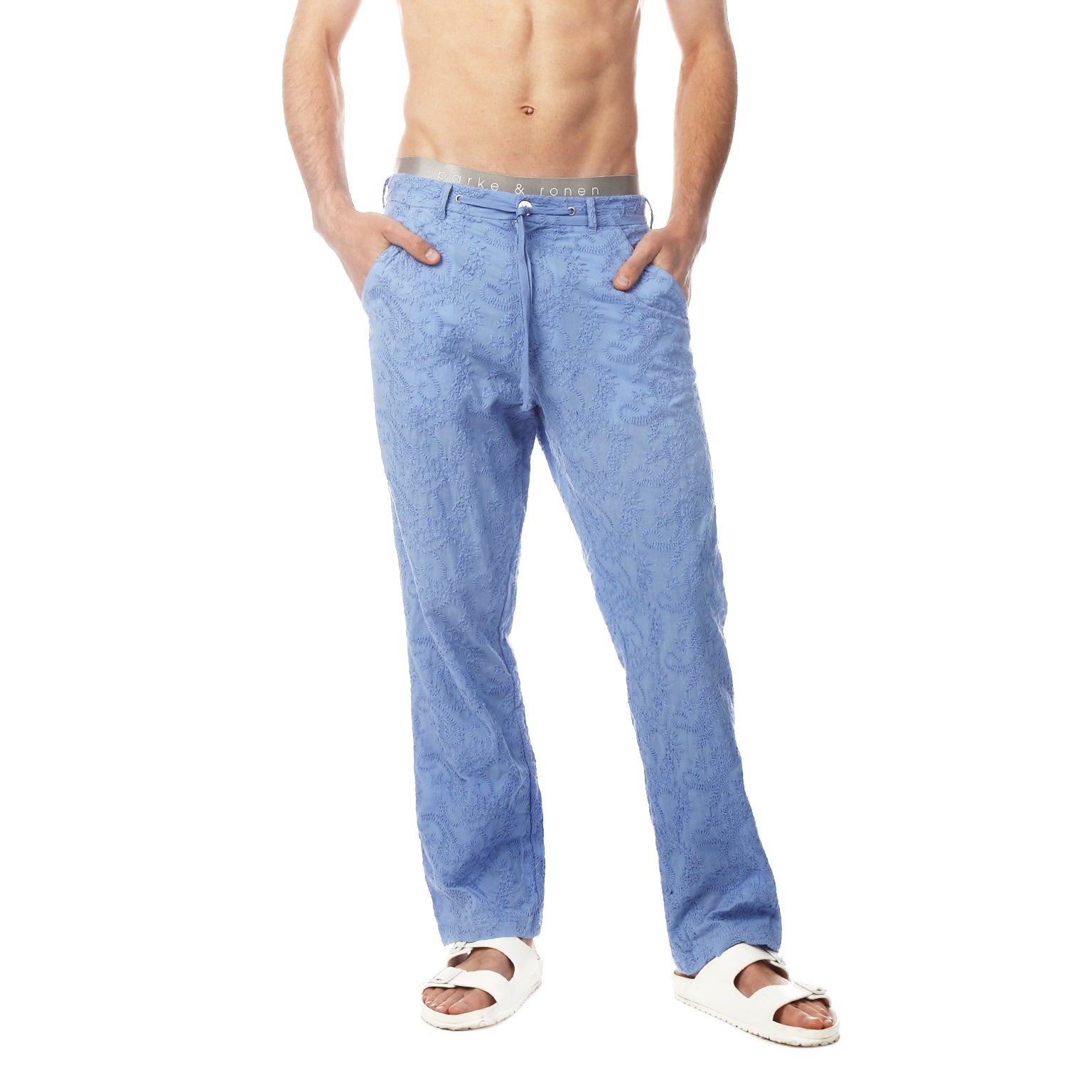 Periwinkle Artisan Stitch Beach Pant