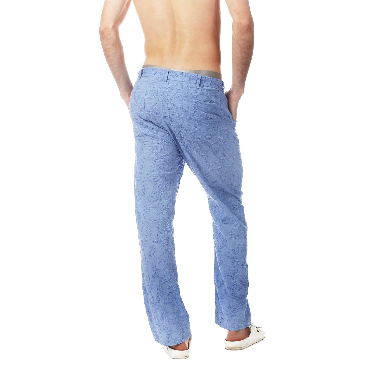 Periwinkle Artisan Stitch Beach Pant