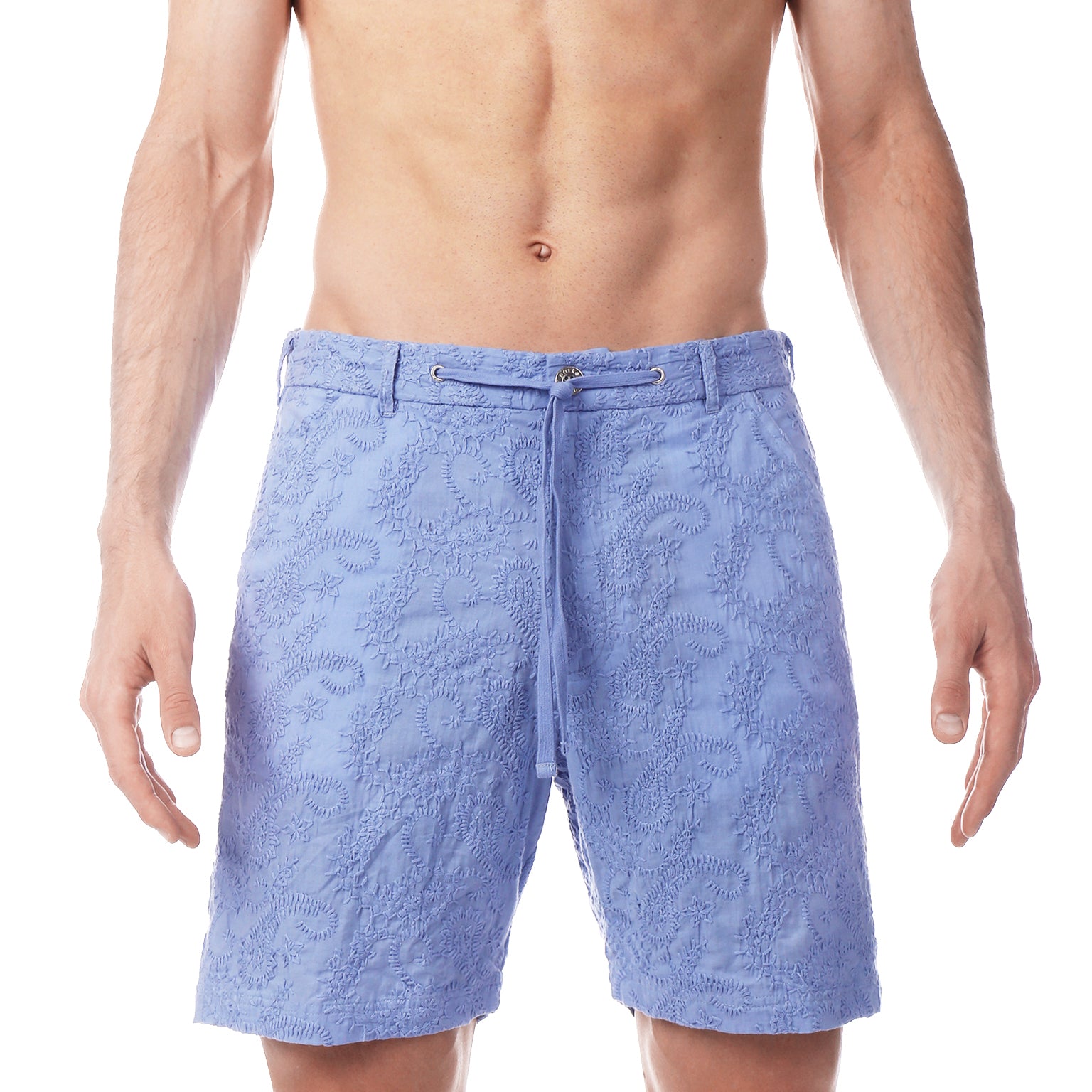 Periwinkle Artisan Stitch Beach Short