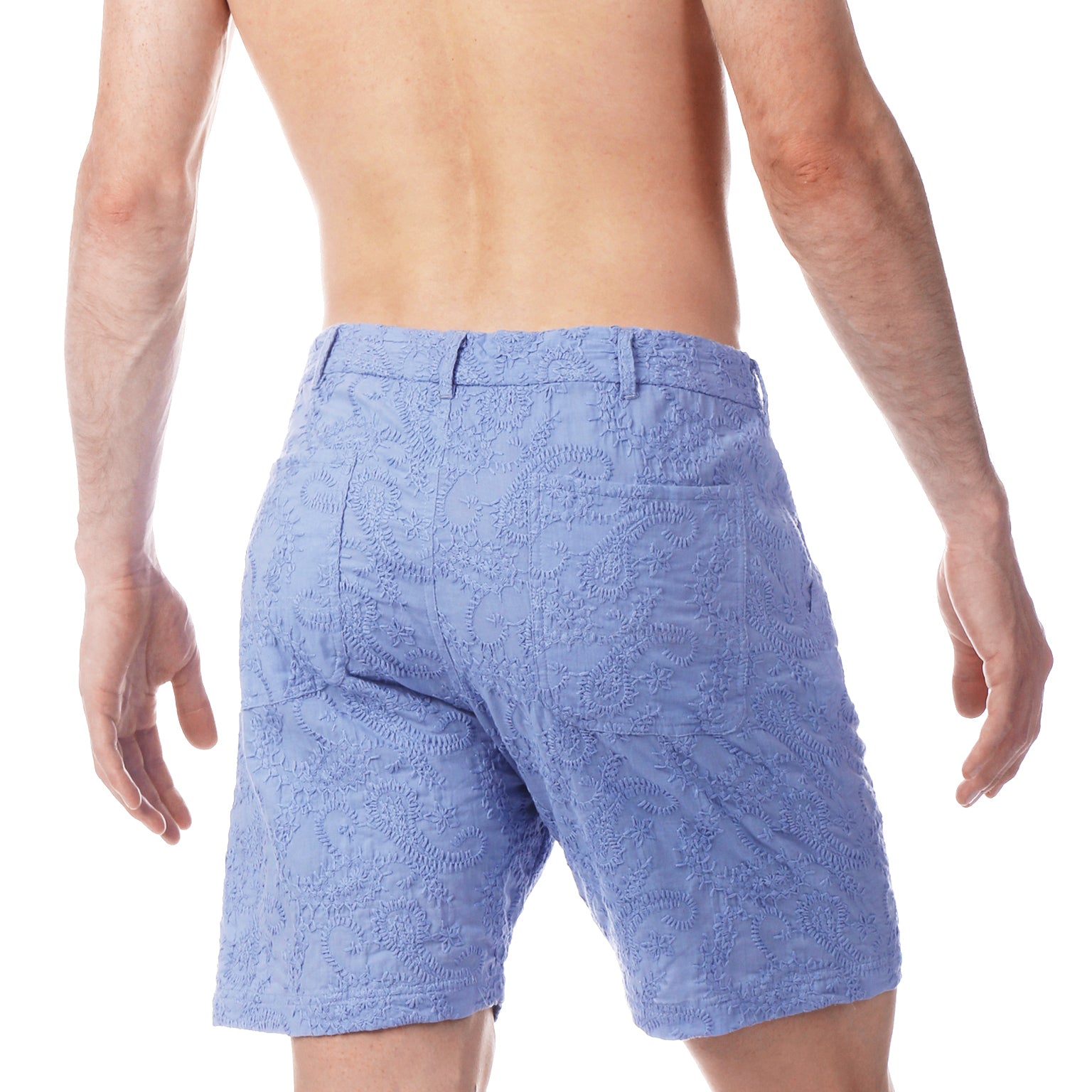 Periwinkle Artisan Stitch Beach Short