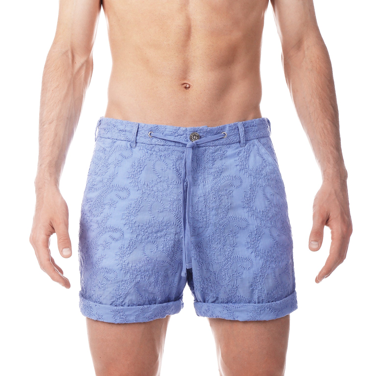 Periwinkle Artisan Stitch Beach Short