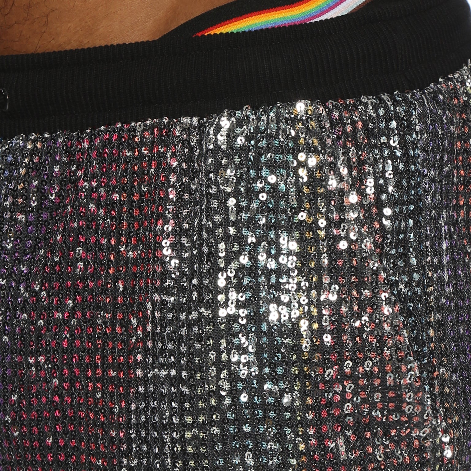 PRIDE EDITION- Funfetti Black Sequin Short