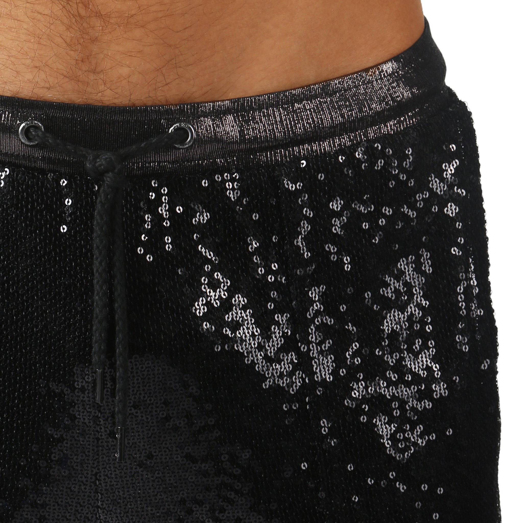NEW- Black Sanremo Sequin Cabana Short