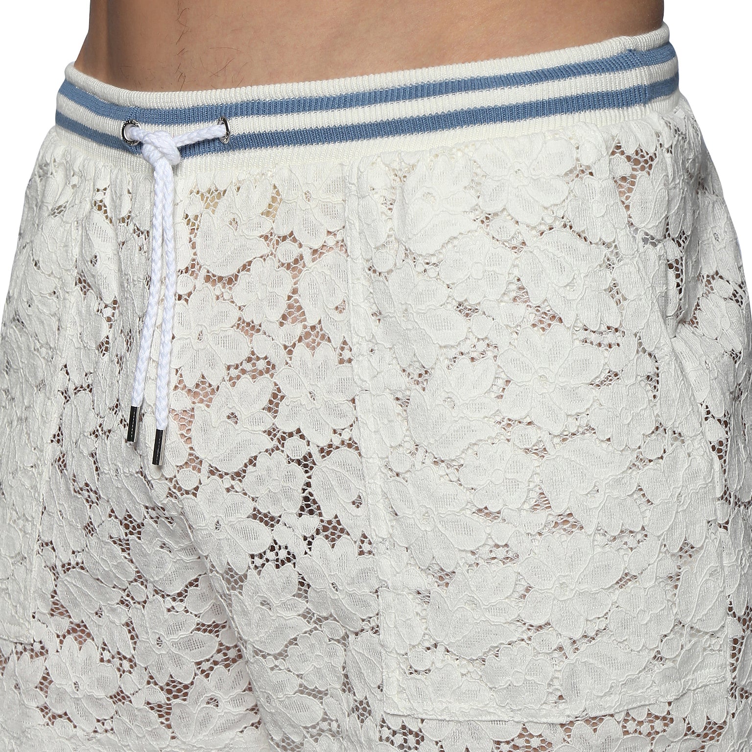 SPRING '24- White San Marco Stretch Lace Short