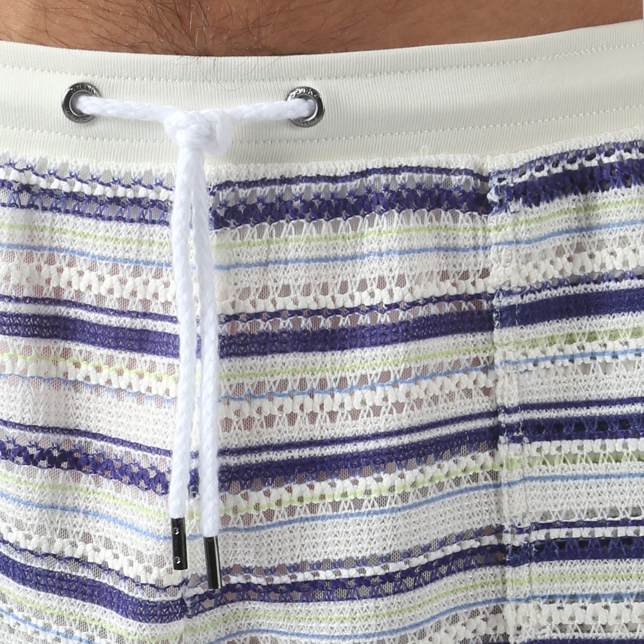 NEW- Marine Stripe Argento Knit Short