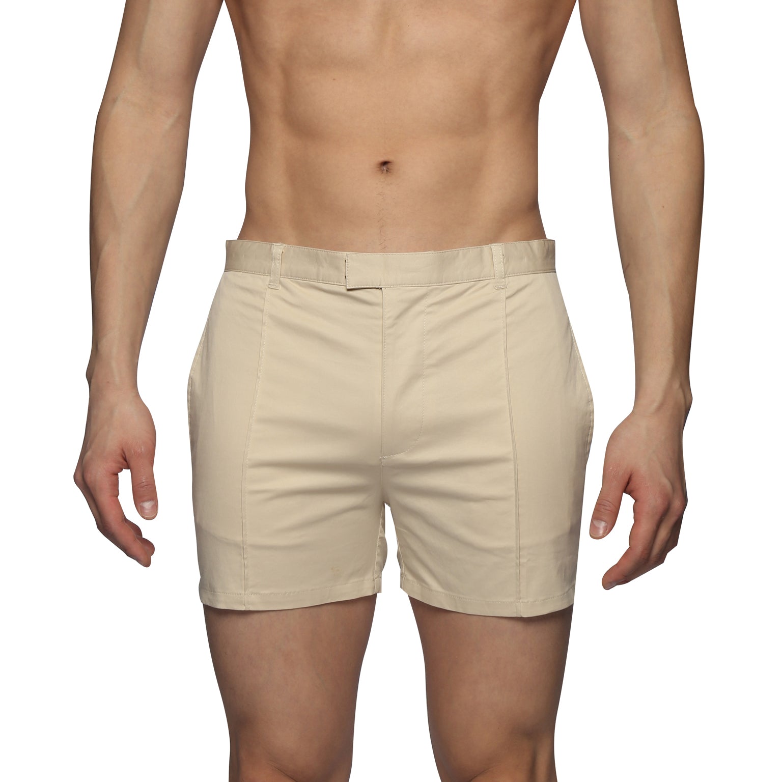 SPRING '24- Beige Spring Twill Portofino Short