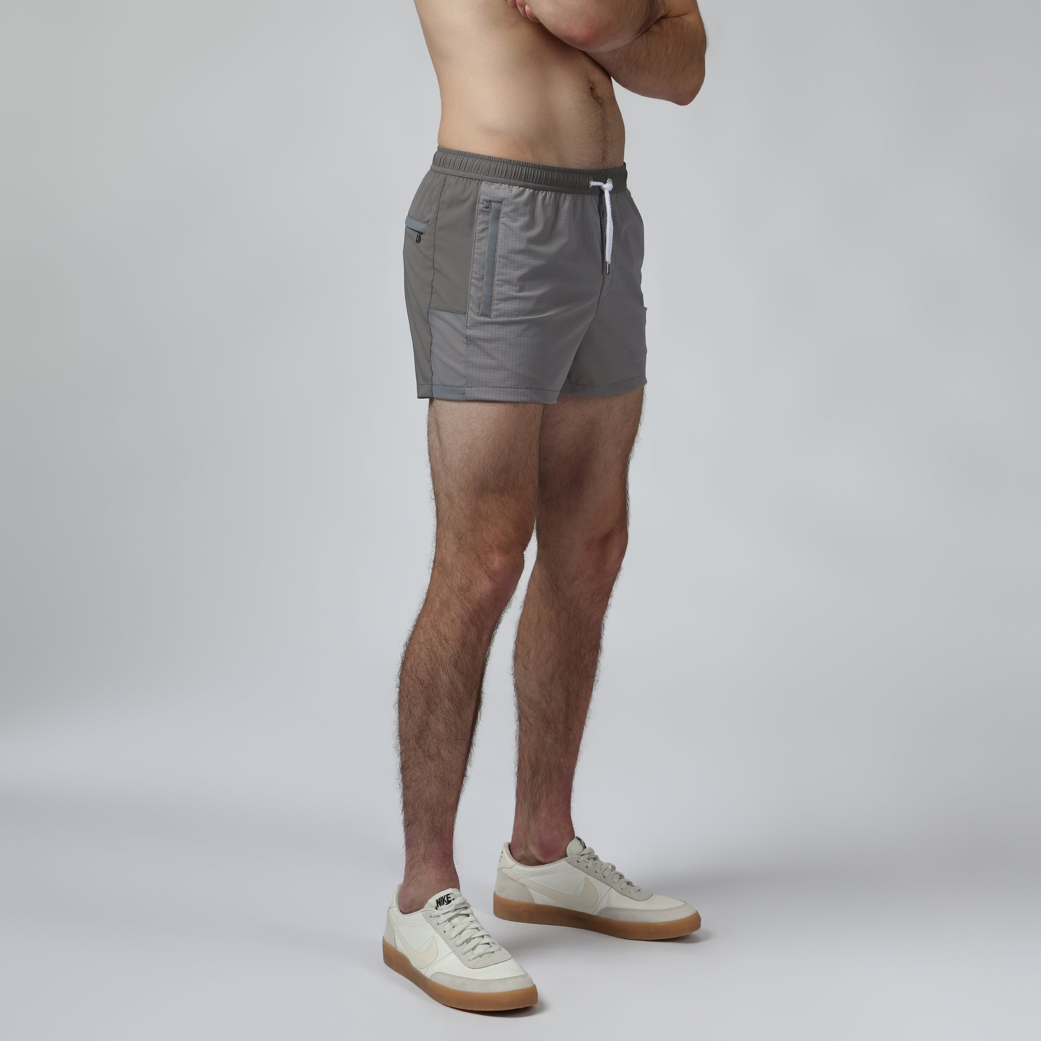 Varsity Grey Atlas Short - Parke & Ronen