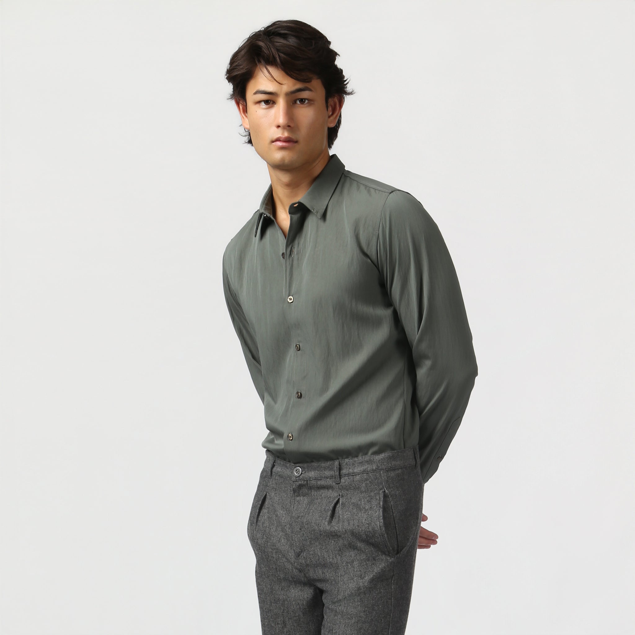 NEW- Moor Green Shoreland Shirt