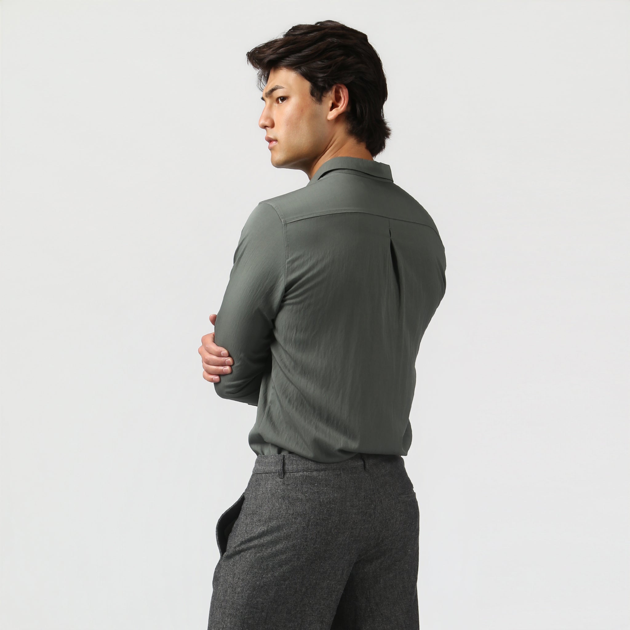NEW- Moor Green Shoreland Shirt