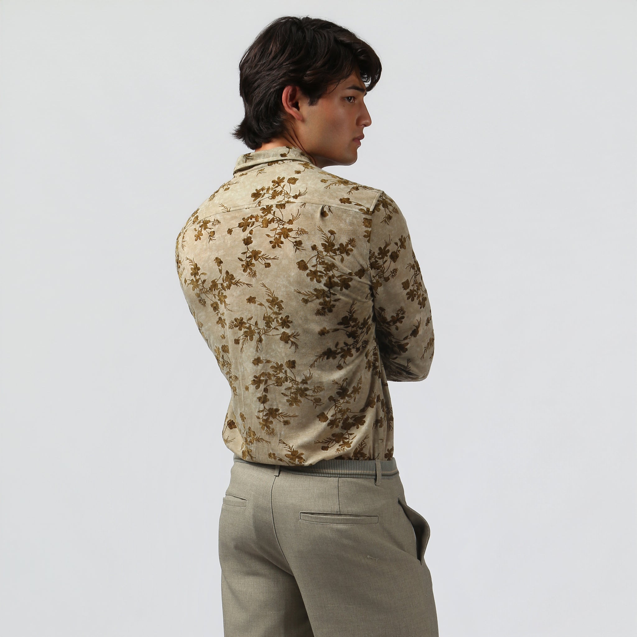 NEW- Wild Sage Vale Rib Knit Shirt