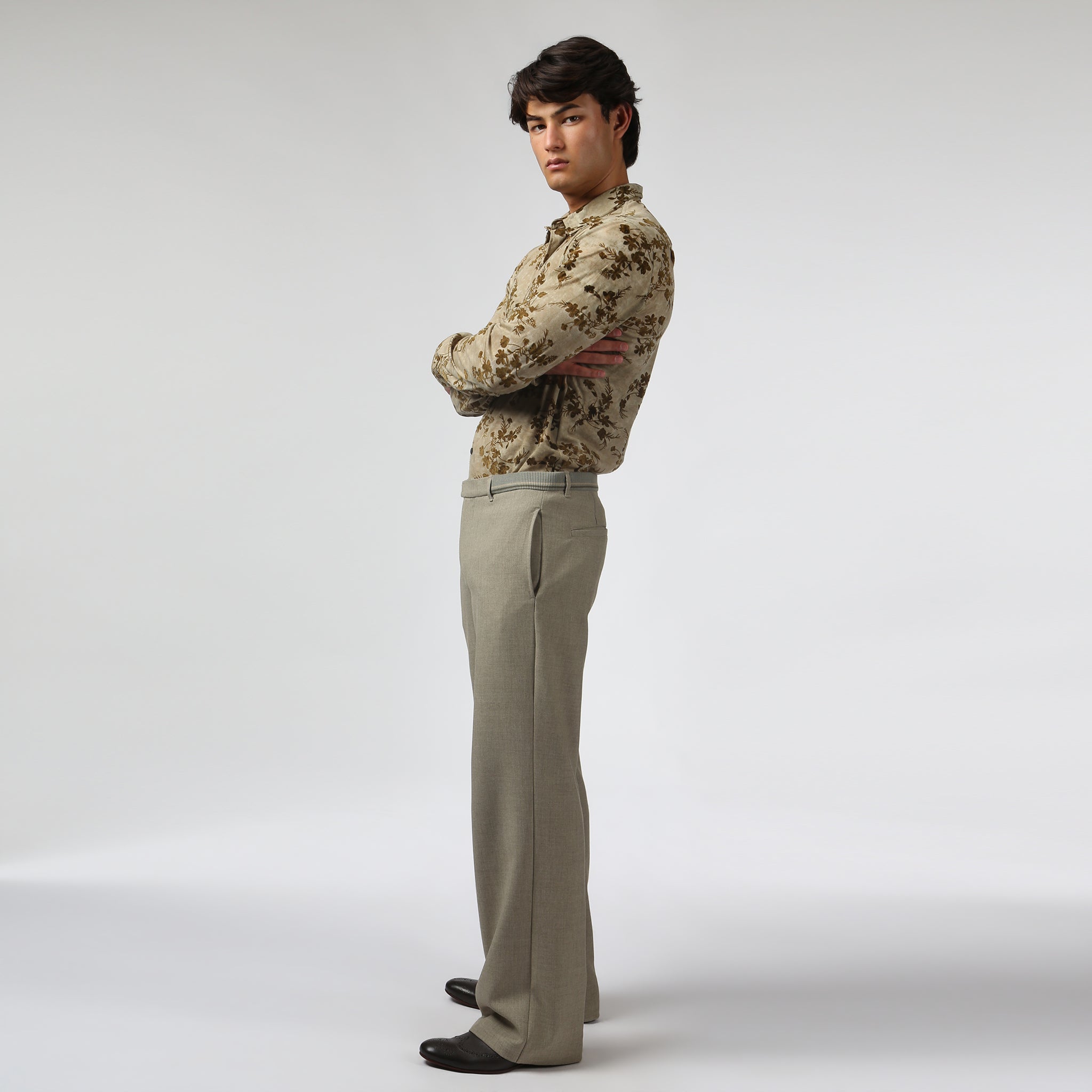 NEW- Wild Sage Vale Rib Knit Shirt