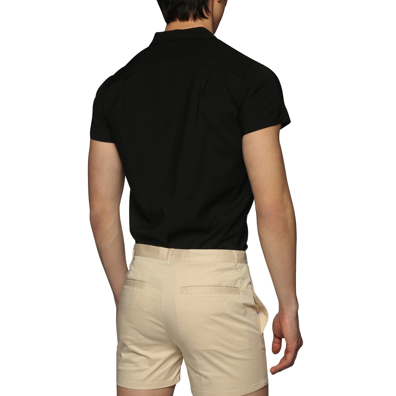 SPRING '24- Black Stretch Rayon Bal Harbor Shirt