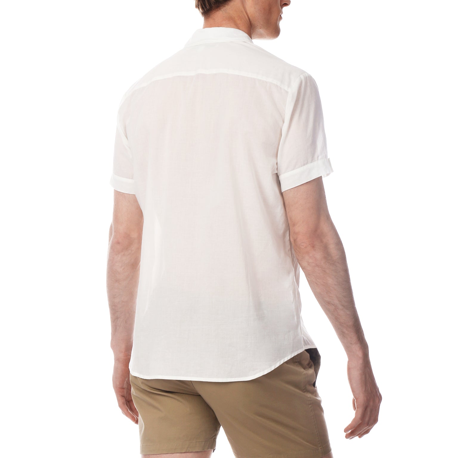 White Solid Biscayne Shirt