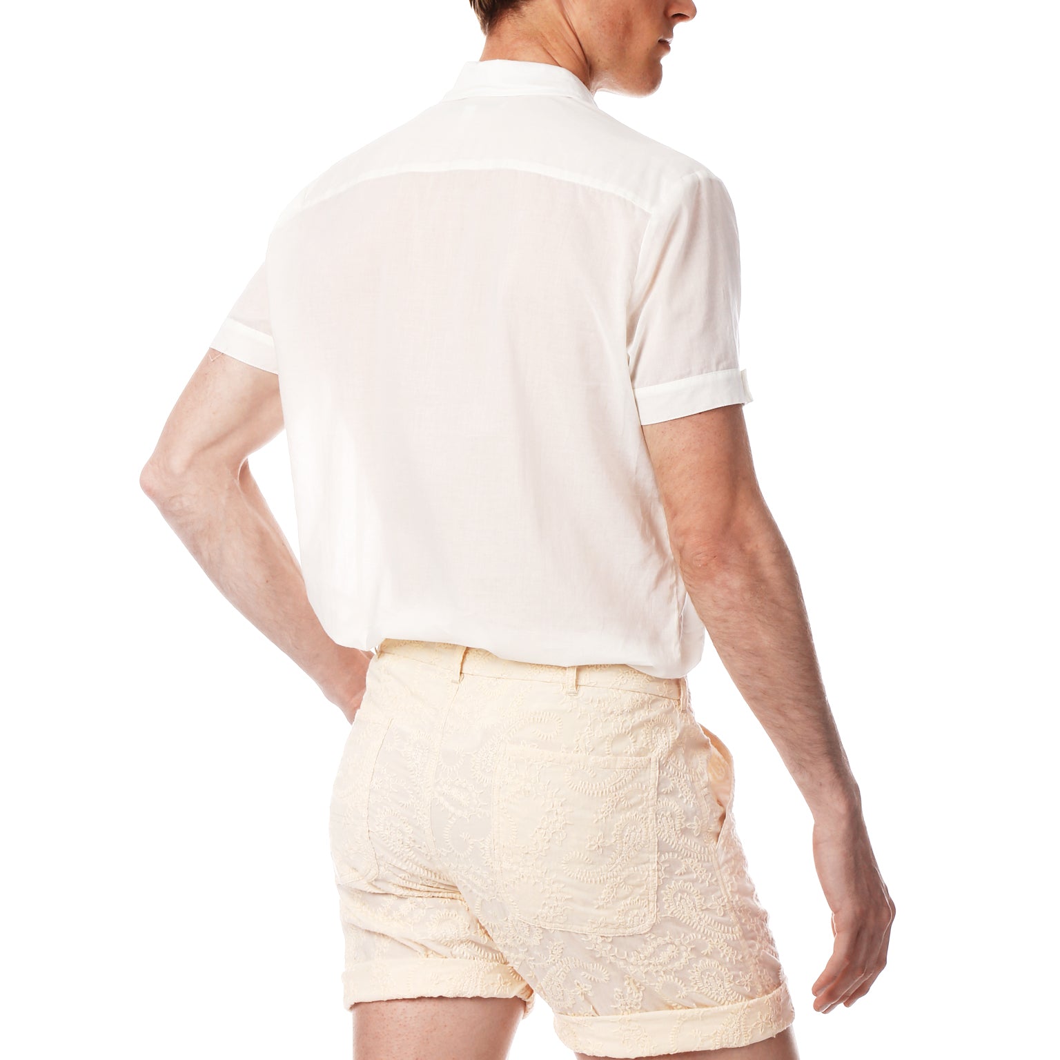 White Solid Biscayne Shirt