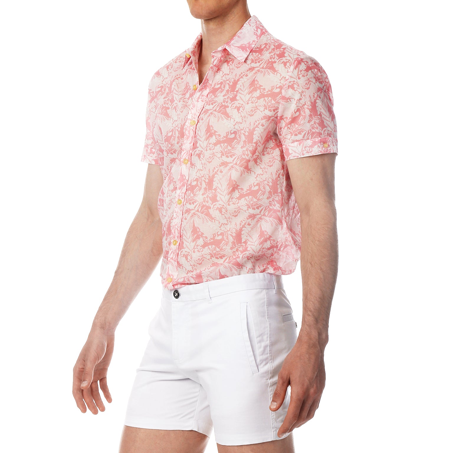 Pink Licthenstein Print Biscayne Shirt