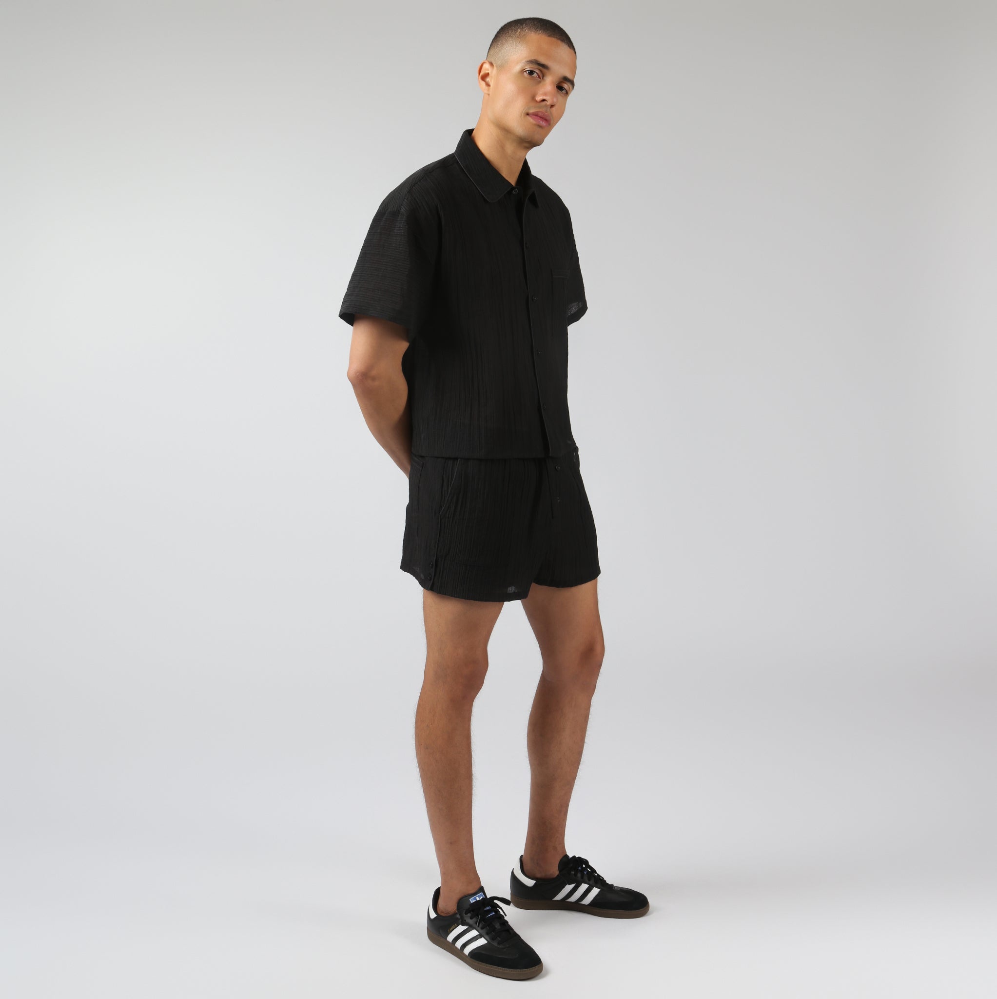 NEW- Obsidian Pebble Stripe PJ Shirt