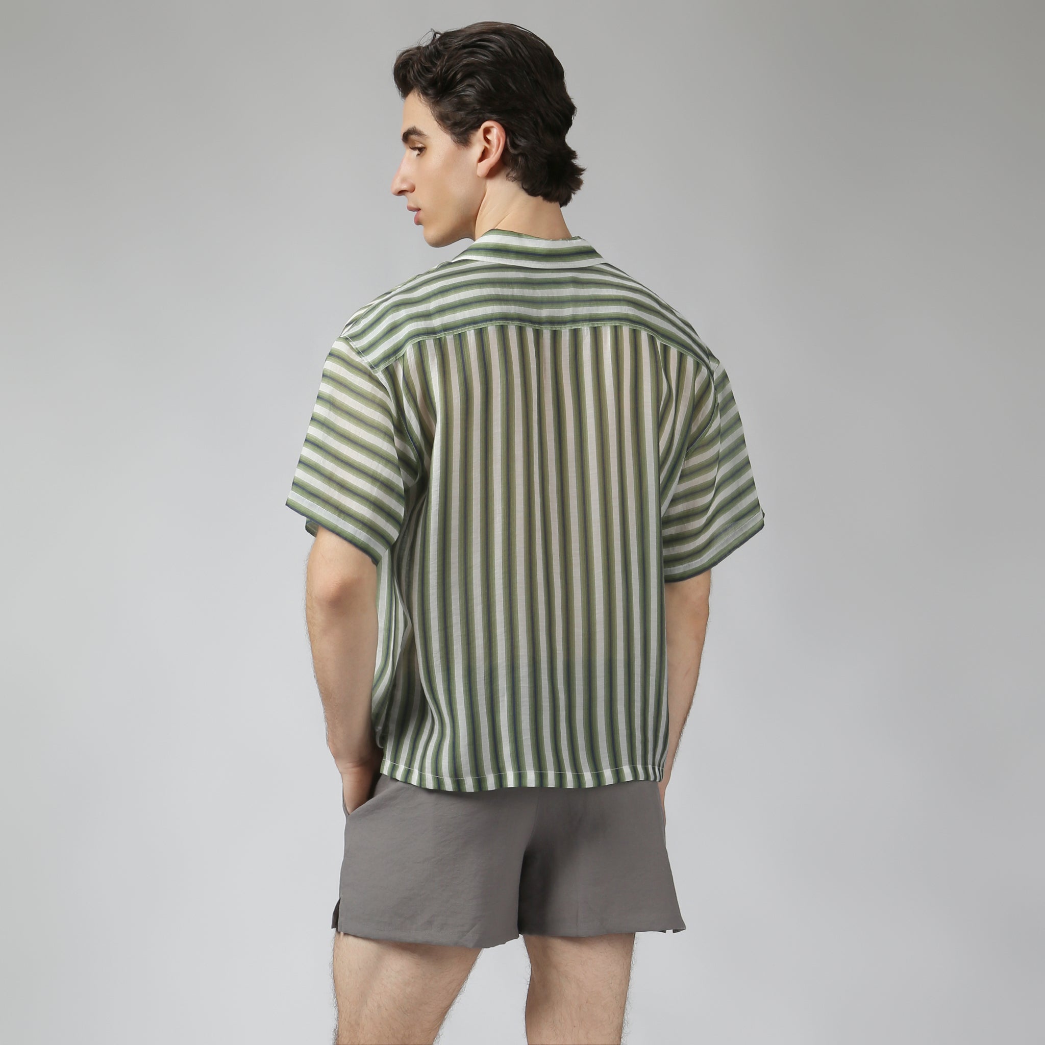 Palm Green Agadir Shirt - Parke & Ronen