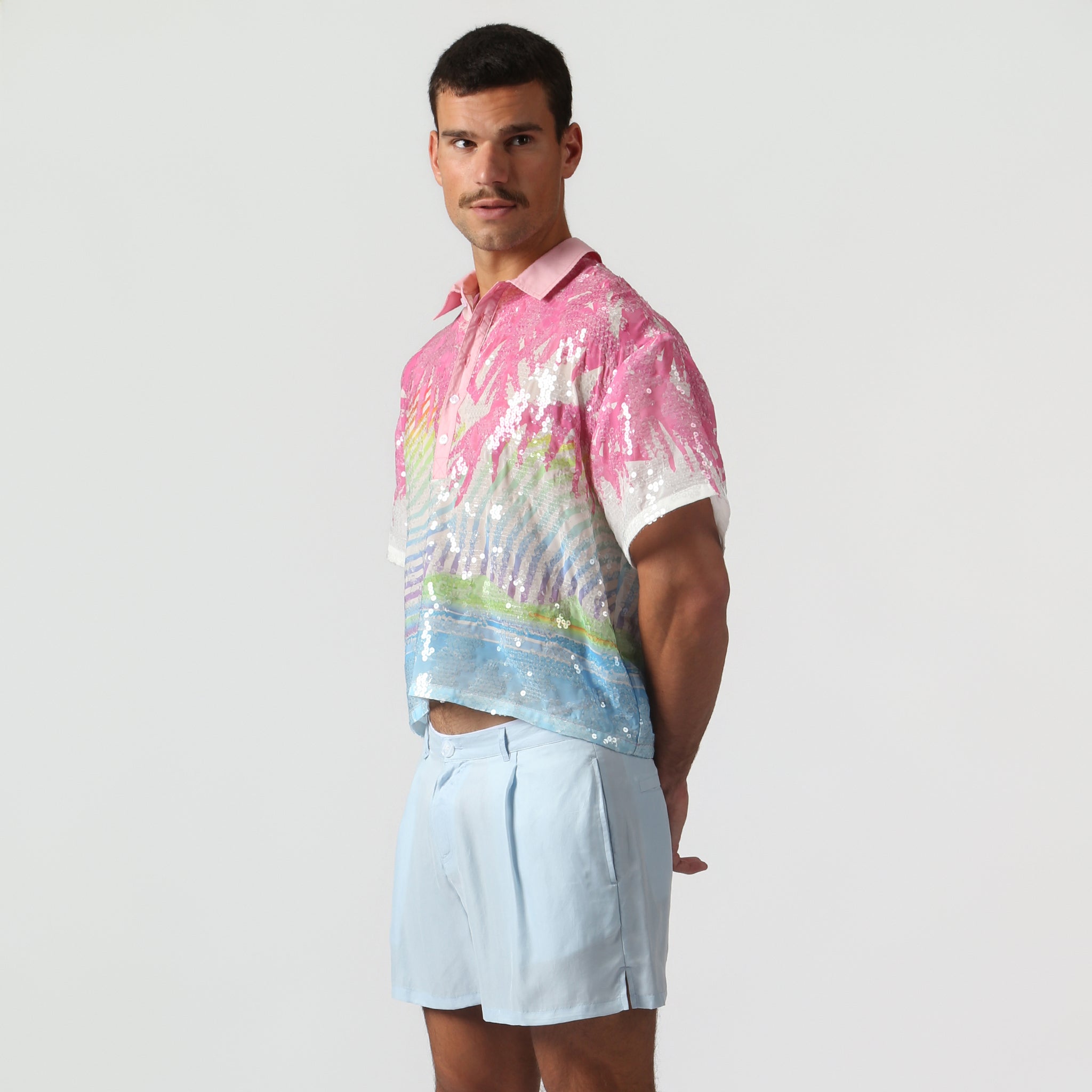 NEW- Candy Sequin Praia Shirt