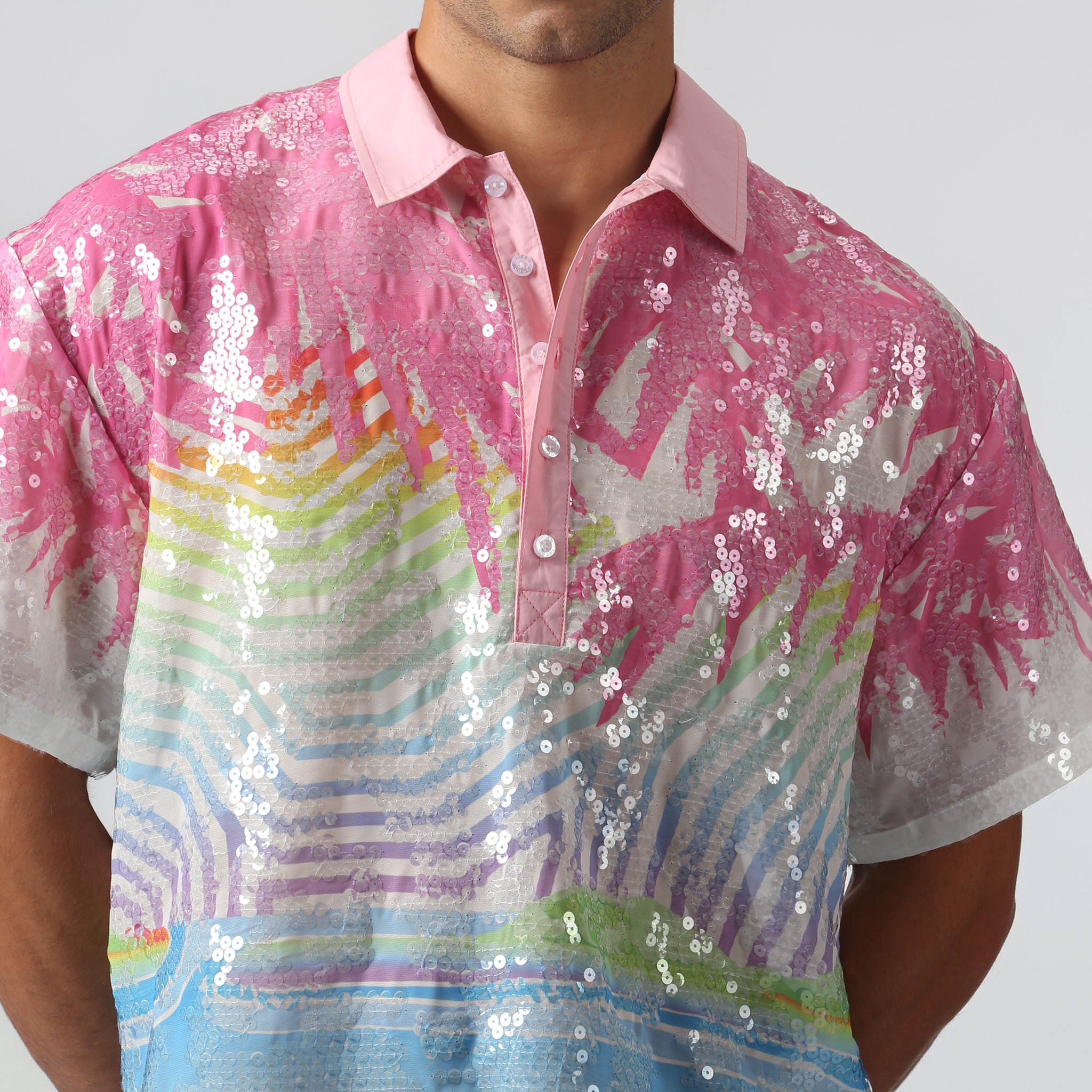 NEW- Candy Sequin Praia Shirt