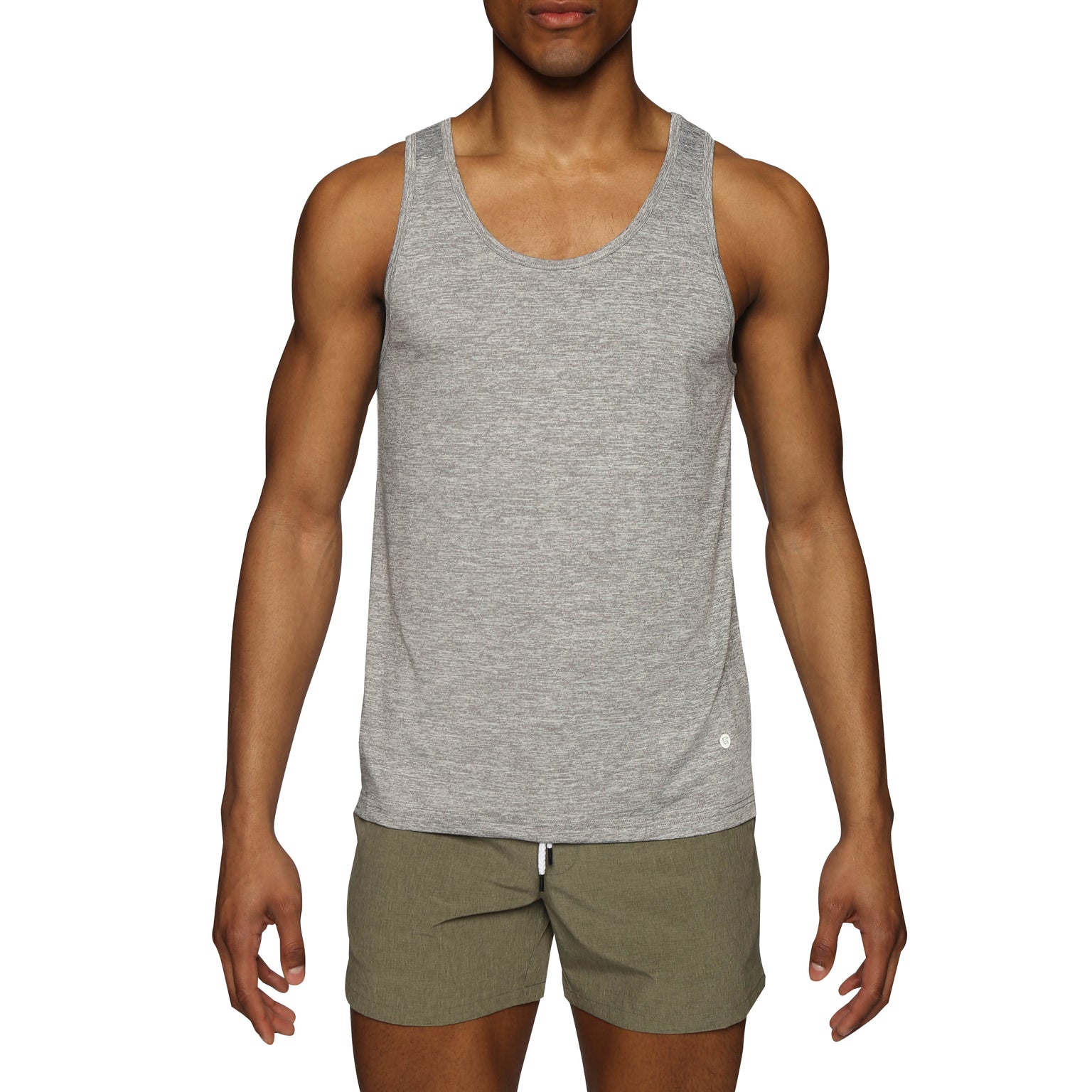 SPRING '24- Granite Melange Heather Tank Top