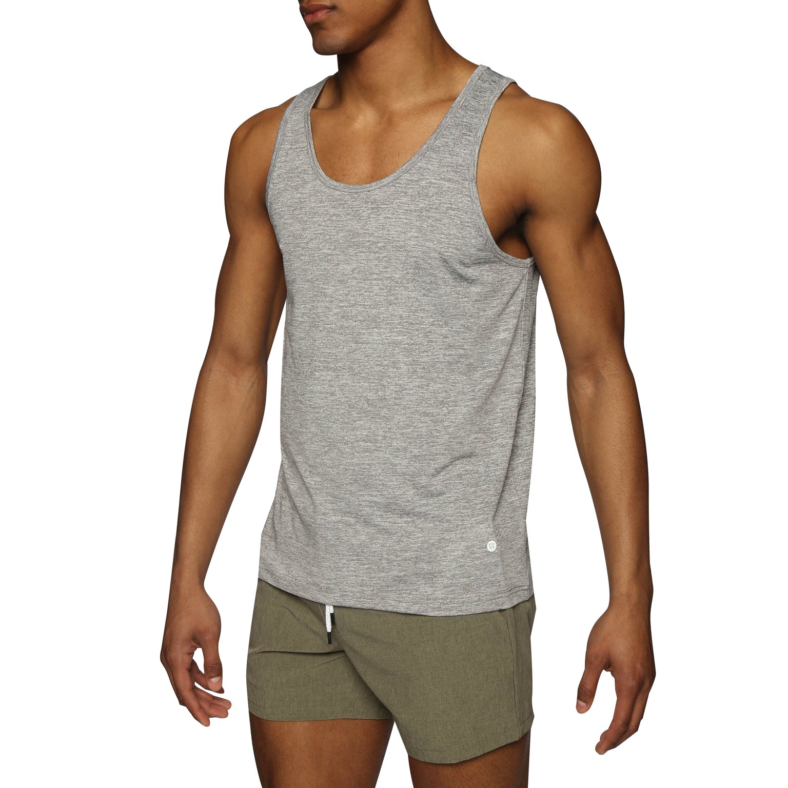 SPRING '24- Granite Melange Heather Tank Top