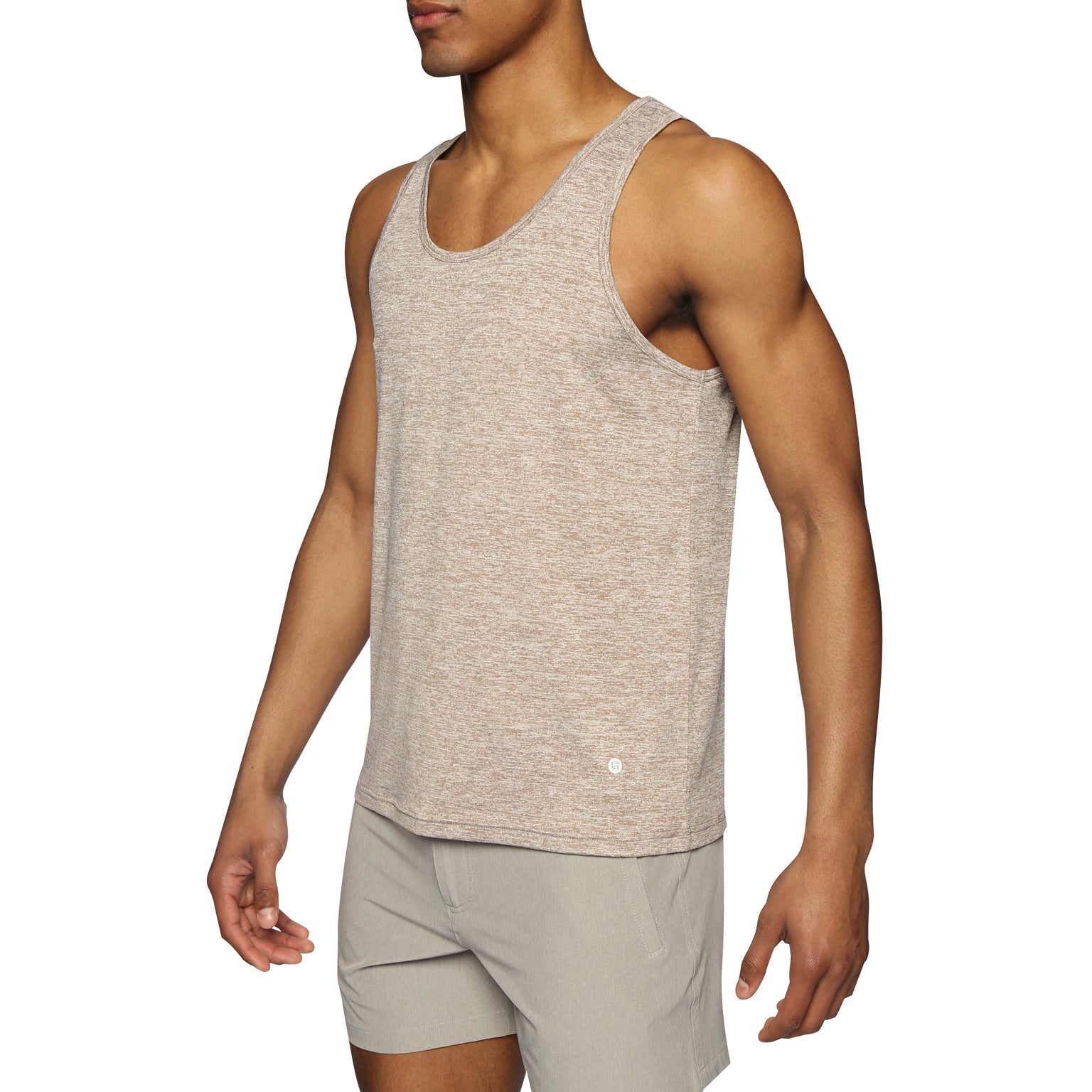 SPRING '24- Travertine Melange Heather Tank Top