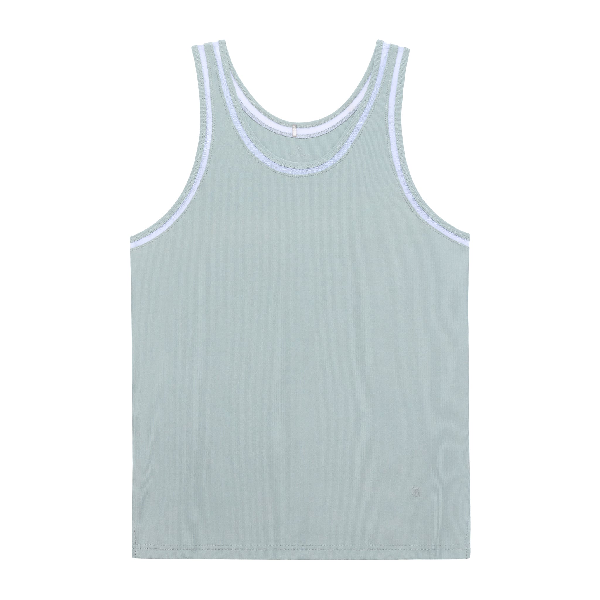 Ice Stone Blue Tempo Training Tank - Parke & Ronen
