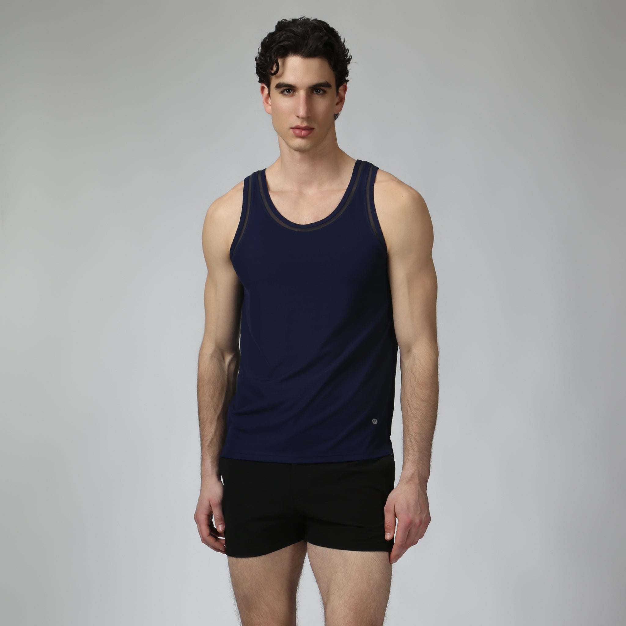 Sapphire Blue Tempo Training  Tank - Parke & Ronen