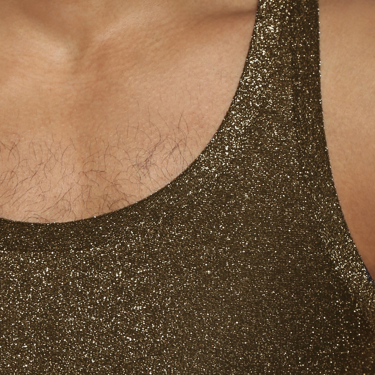 NEW ARRIVAL- Disco Gold Lurex Tank