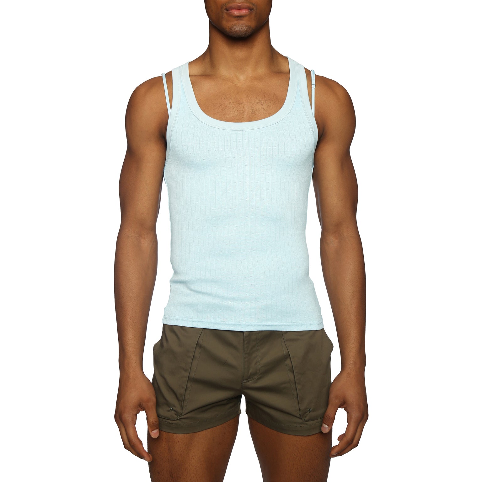 NEW SPRING '25- Baby Blue Victor Tank - Parke & Ronen