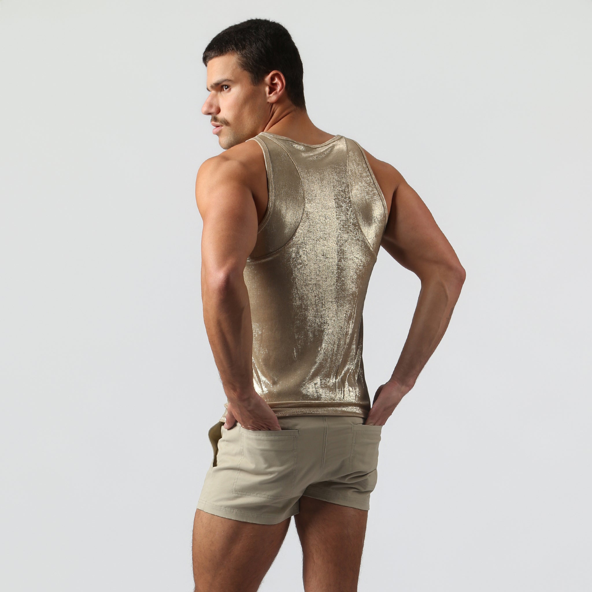 NEW- Ivory Gold Spettacolo Tank