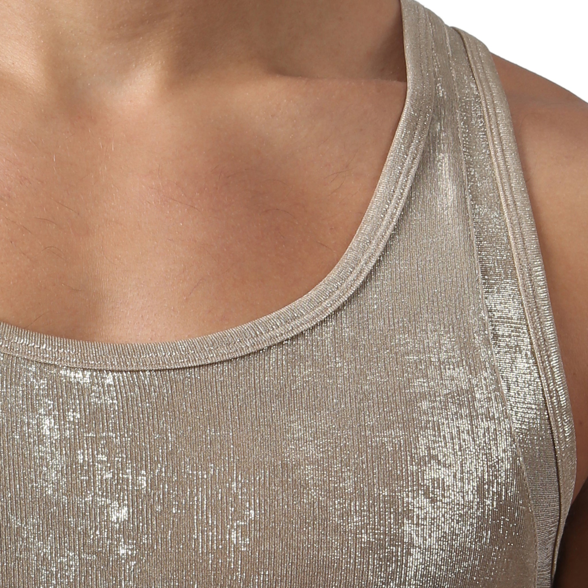 NEW- Ivory Gold Spettacolo Tank