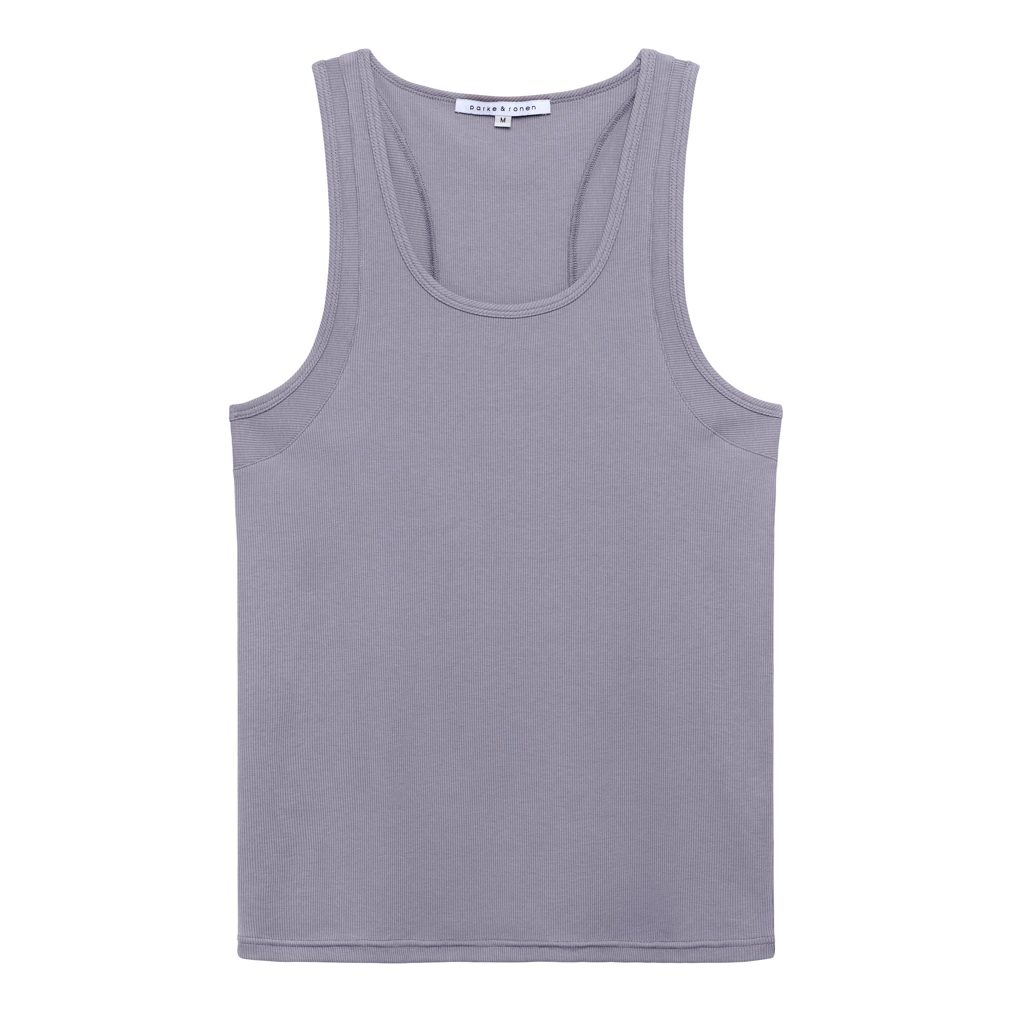 Lavender Beach Walk Rib Tank - Parke & Ronen