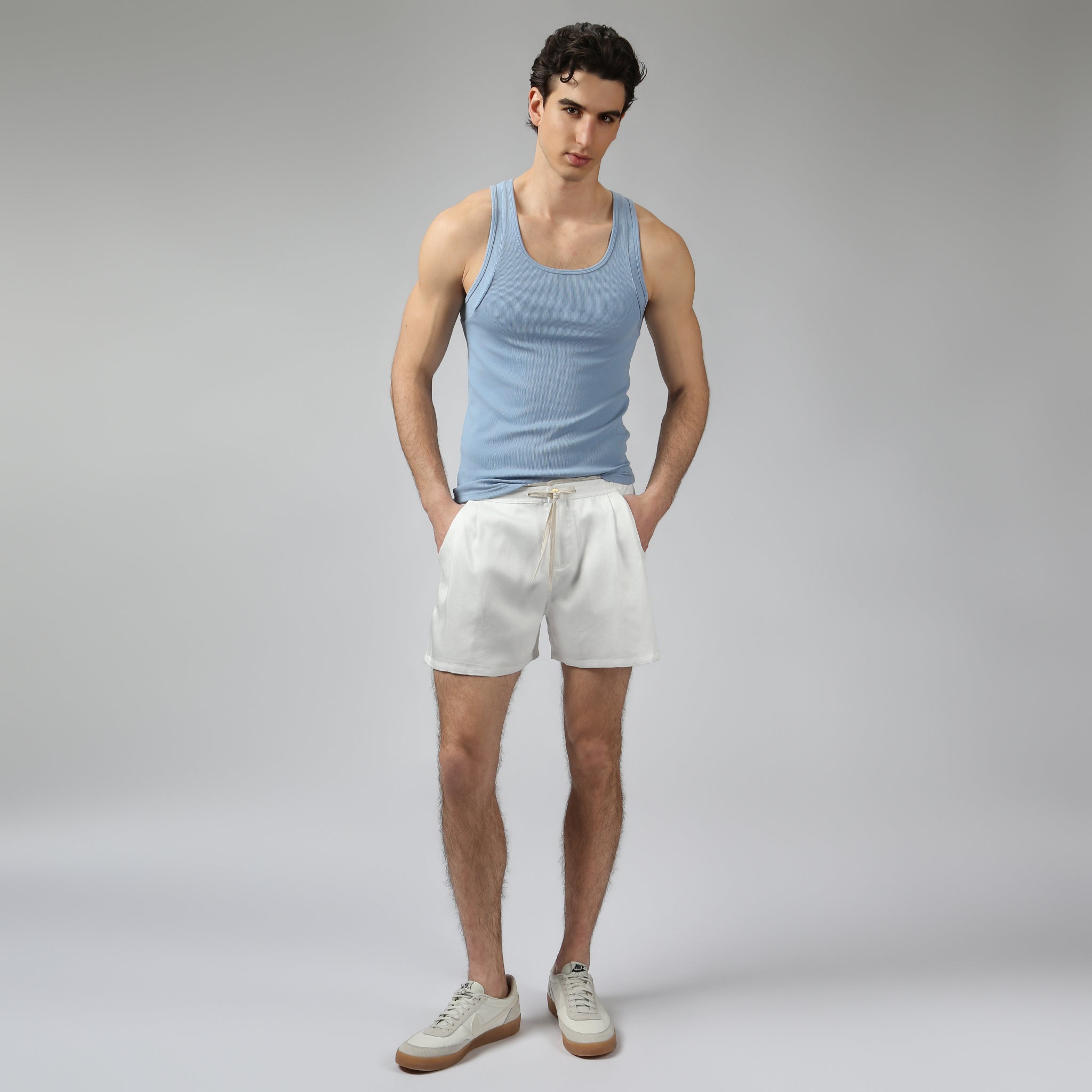 NEW- Sky Beach Walk Rib Tank - Parke & Ronen