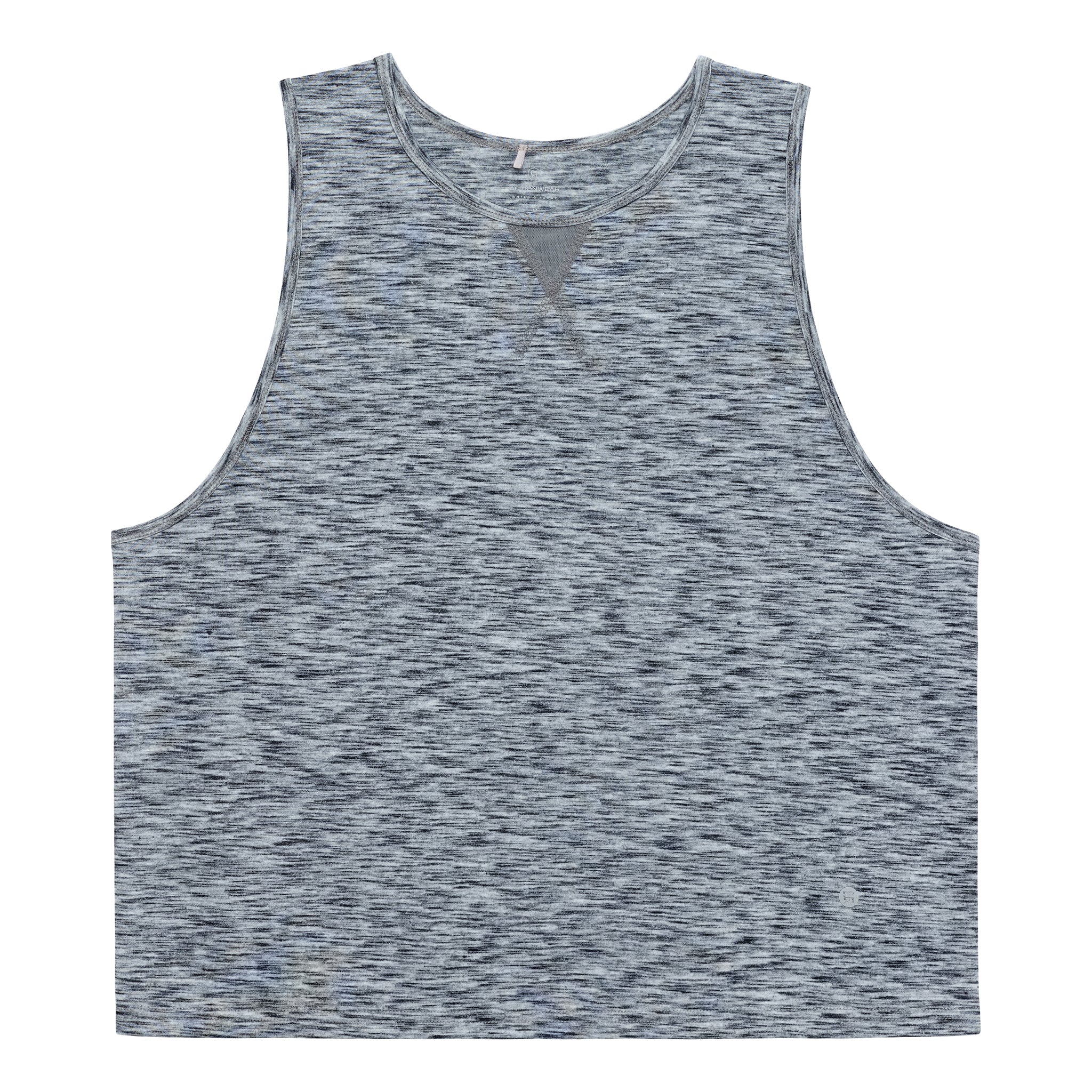 Heather Grey Melange Training Camp Muscle Tee - Parke & Ronen