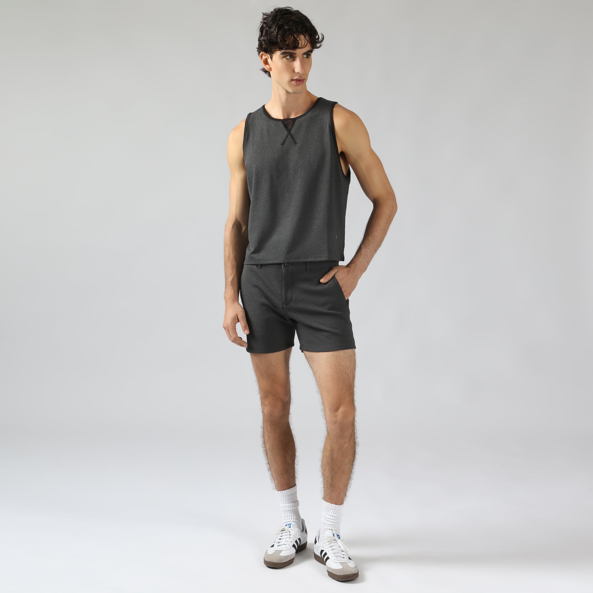 ACTIONWEAR Graphite Training Camp Muscle Tee