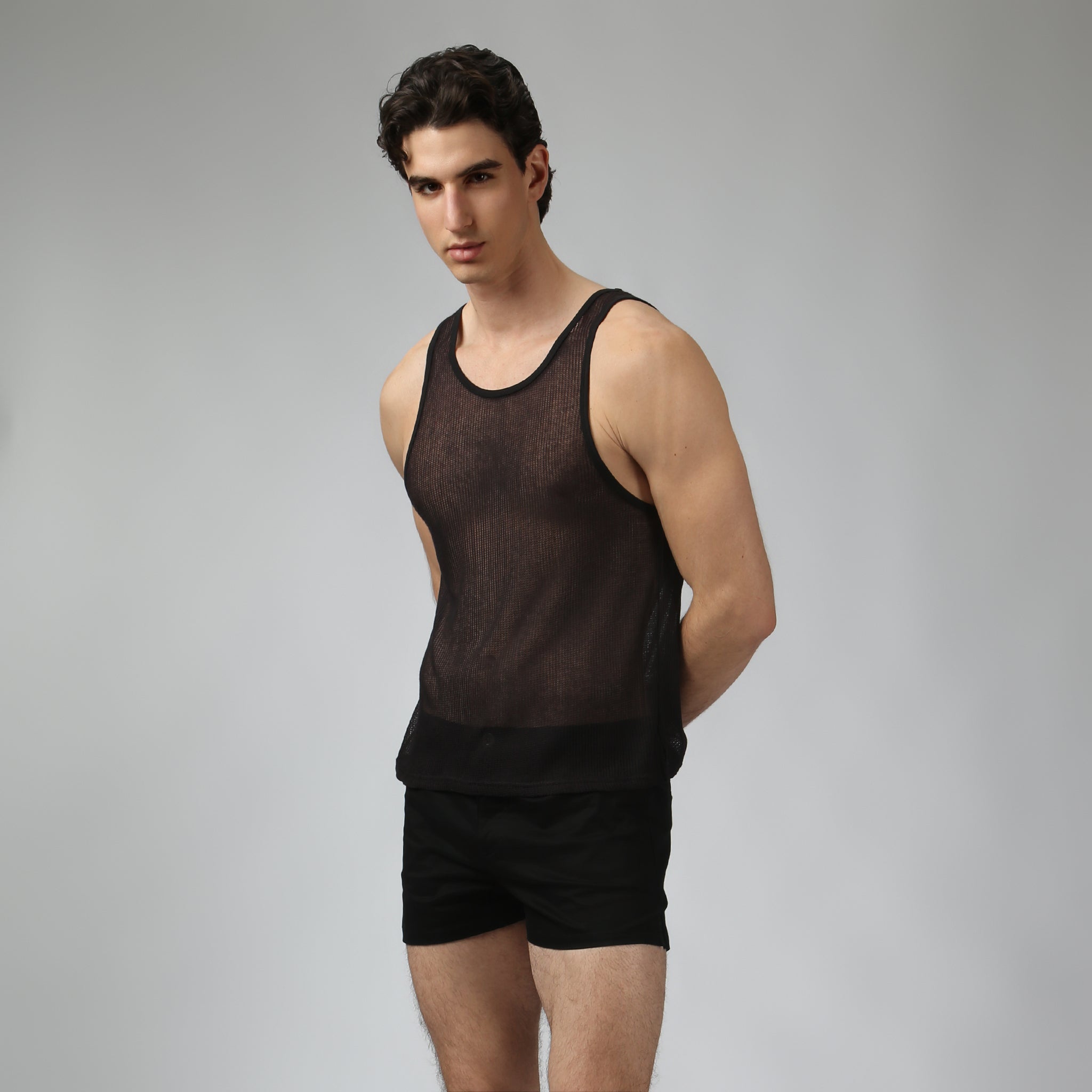 NEW- Black Poolside Knit Tank - Parke & Ronen