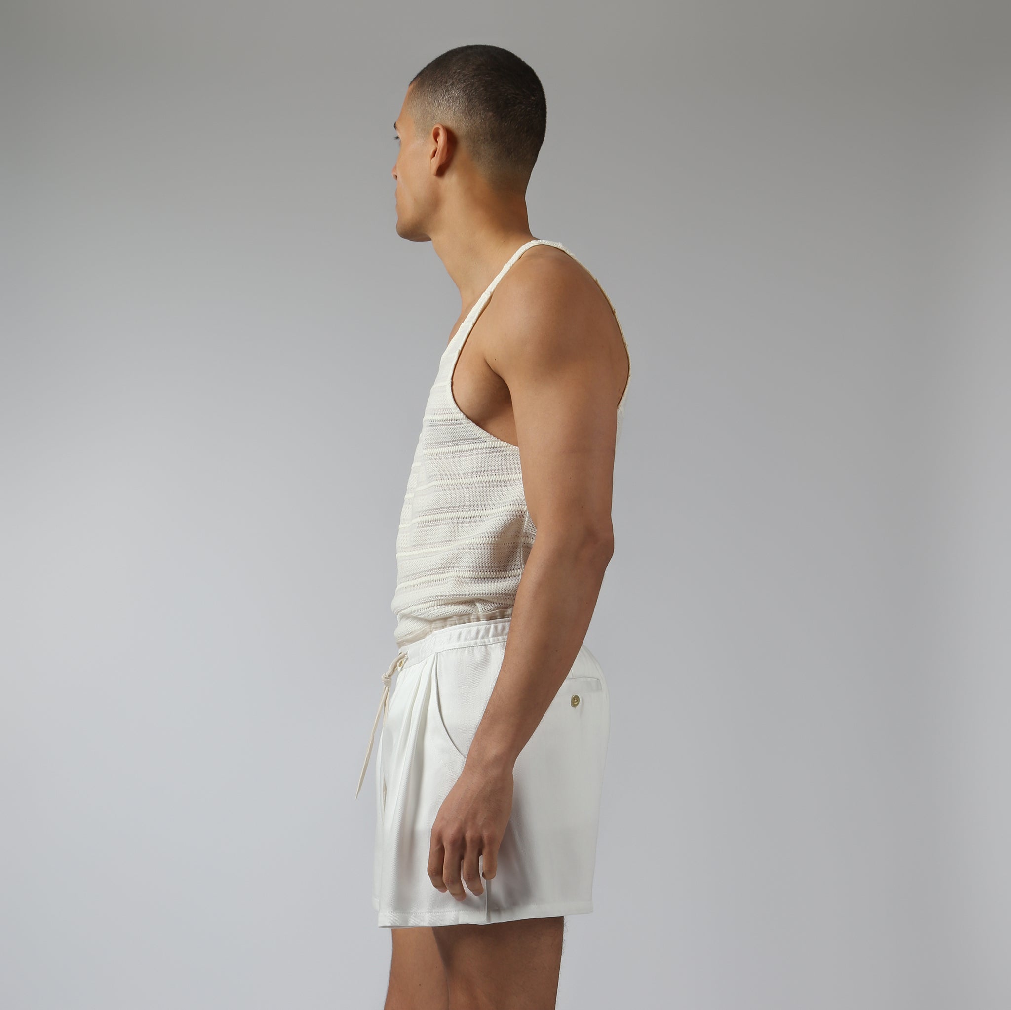 NEW- Ivory Sundown Knit Tank